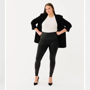 Spanx Faux Leather Leggings Petite XL